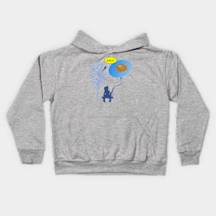 Take your fish for a walk  Kids Hoodie